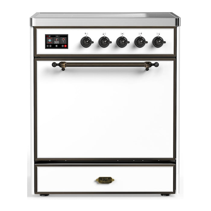 ILVE Majestic III 30" Induction Range – 4 Elements, Solid Door (UMIB30QNR3)