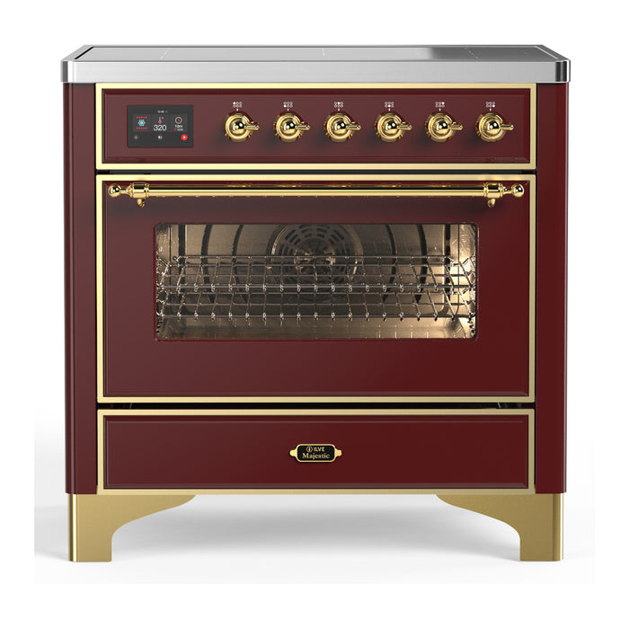 ILVE Majestic III 36" Induction Range – 6 Elements (UMIB36NR3)