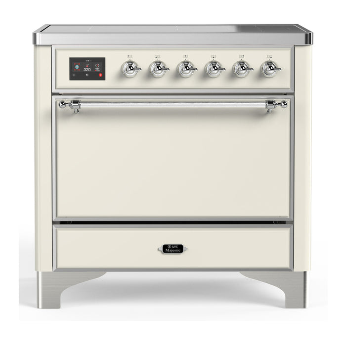 ILVE Majestic III 36" Induction Range – 6 Elements, Solid Door (UMIB36QNR3)