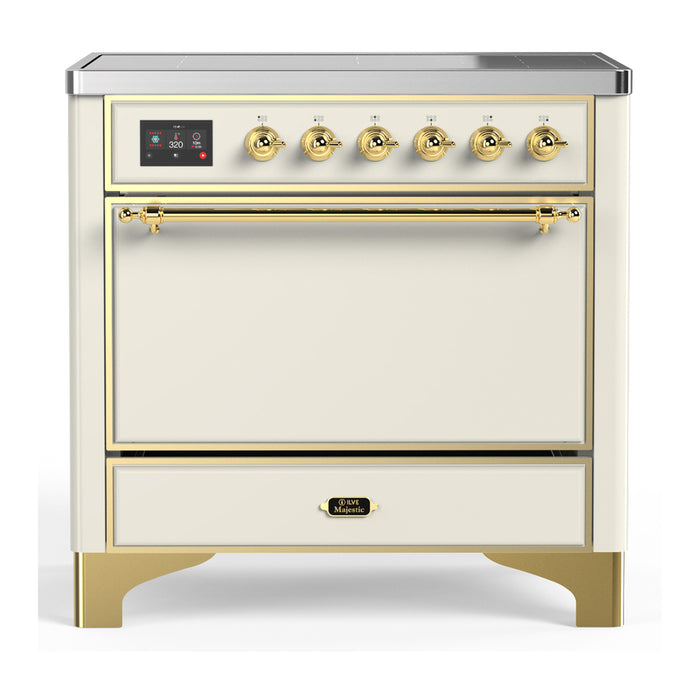 ILVE Majestic III 36" Induction Range – 6 Elements, Solid Door (UMIB36QNR3)