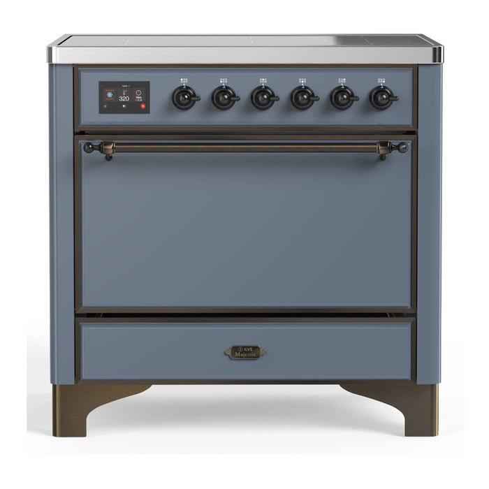 ILVE Majestic III 36" Induction Range – 6 Elements, Solid Door (UMIB36QNR3)