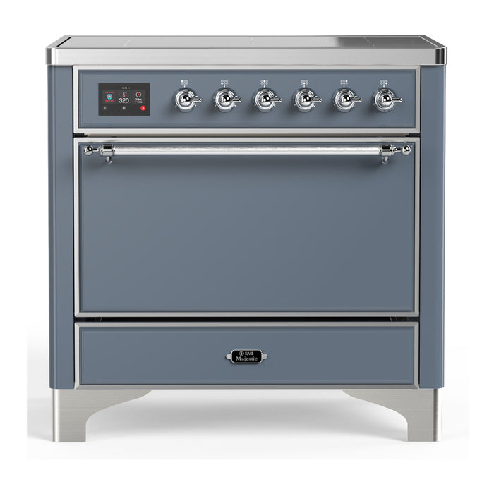 ILVE Majestic III 36" Induction Range – 6 Elements, Solid Door (UMIB36QNR3)