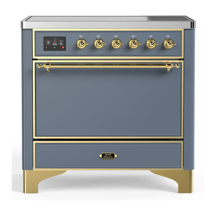 ILVE Majestic III 36" Induction Range – 6 Elements, Solid Door (UMIB36QNR3)