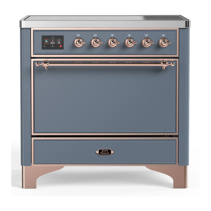 ILVE Majestic III 36" Induction Range – 6 Elements, Solid Door (UMIB36QNR3)