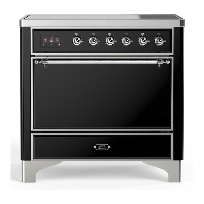 ILVE Majestic III 36" Induction Range – 6 Elements, Solid Door (UMIB36QNR3)