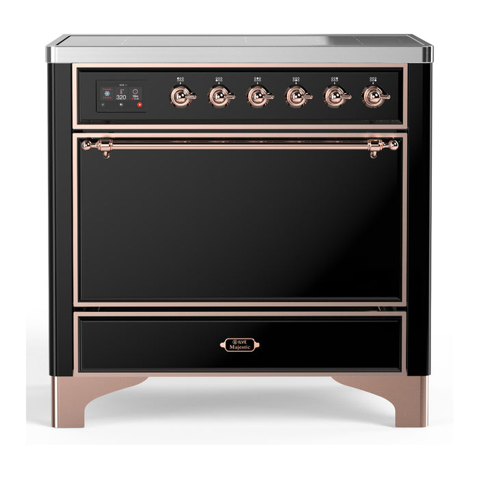 ILVE Majestic III 36" Induction Range – 6 Elements, Solid Door (UMIB36QNR3)