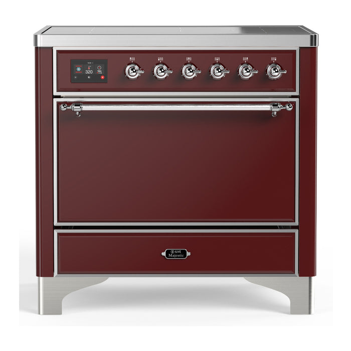 ILVE Majestic III 36" Induction Range – 6 Elements, Solid Door (UMIB36QNR3)