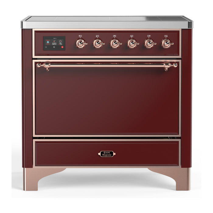 ILVE Majestic III 36" Induction Range – 6 Elements, Solid Door (UMIB36QNR3)
