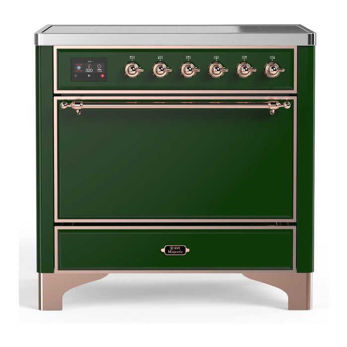 ILVE Majestic III 36" Induction Range – 6 Elements, Solid Door (UMIB36QNR3)
