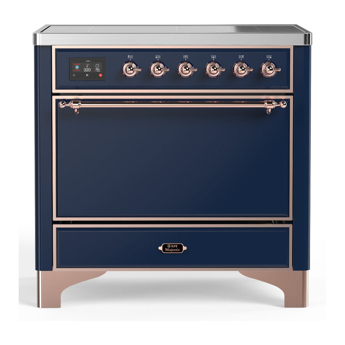 ILVE Majestic III 36" Induction Range – 6 Elements, Solid Door (UMIB36QNR3)