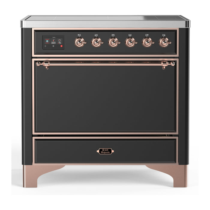 ILVE Majestic III 36" Induction Range – 6 Elements, Solid Door (UMIB36QNR3)