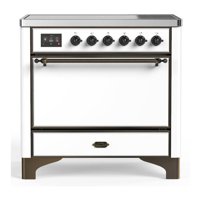 ILVE Majestic III 36" Induction Range – 6 Elements, Solid Door (UMIB36QNR3)