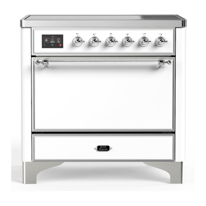 ILVE Majestic III 36" Induction Range – 6 Elements, Solid Door (UMIB36QNR3)