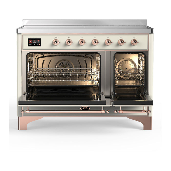 ILVE Majestic III 48" Induction Range – 6 Elements, Triple Glass Door (UMIB48NR3)