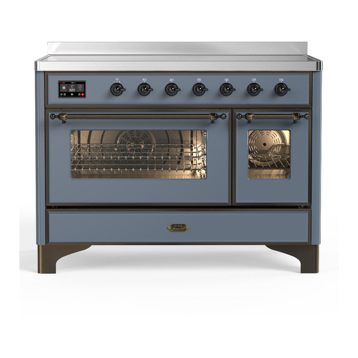 ILVE Majestic III 48" Induction Range – 6 Elements, Triple Glass Door (UMIB48NR3)