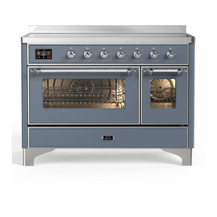 ILVE Majestic III 48" Induction Range – 6 Elements, Triple Glass Door (UMIB48NR3)