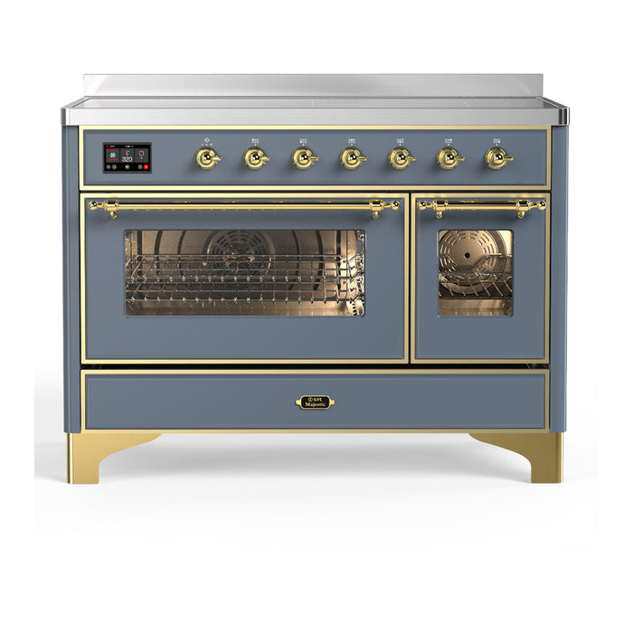 ILVE Majestic III 48" Induction Range – 6 Elements, Triple Glass Door (UMIB48NR3)