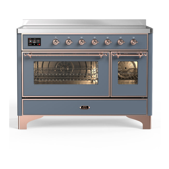 ILVE Majestic III 48" Induction Range – 6 Elements, Triple Glass Door (UMIB48NR3)