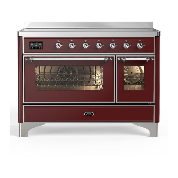 ILVE Majestic III 48" Induction Range – 6 Elements, Triple Glass Door (UMIB48NR3)