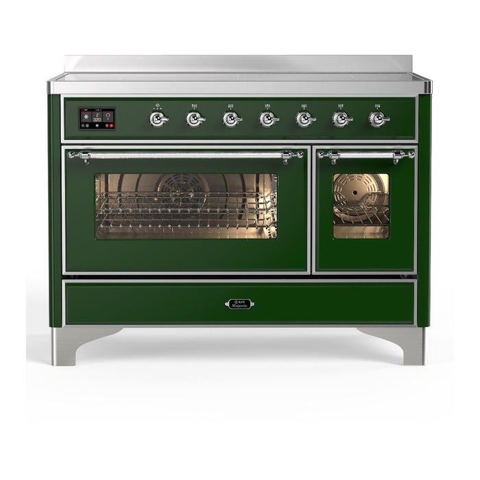 ILVE Majestic III 48" Induction Range – 6 Elements, Triple Glass Door (UMIB48NR3)