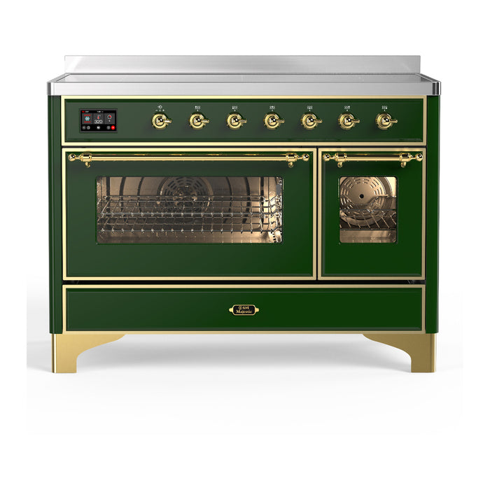 ILVE Majestic III 48" Induction Range – 6 Elements, Triple Glass Door (UMIB48NR3)