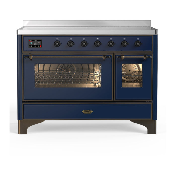 ILVE Majestic III 48" Induction Range – 6 Elements, Triple Glass Door (UMIB48NR3)