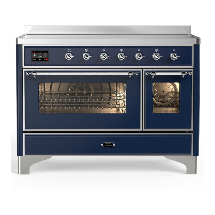 ILVE Majestic III 48" Induction Range – 6 Elements, Triple Glass Door (UMIB48NR3)