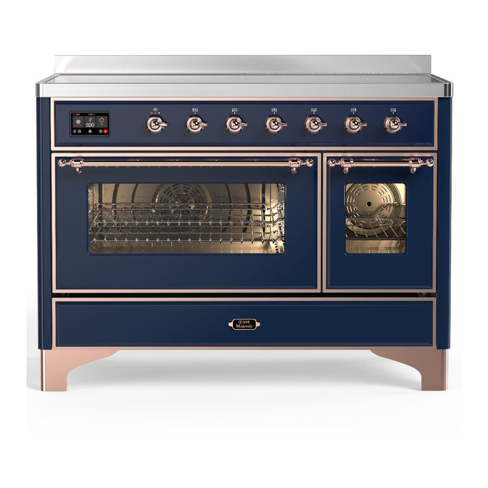 ILVE Majestic III 48" Induction Range – 6 Elements, Triple Glass Door (UMIB48NR3)