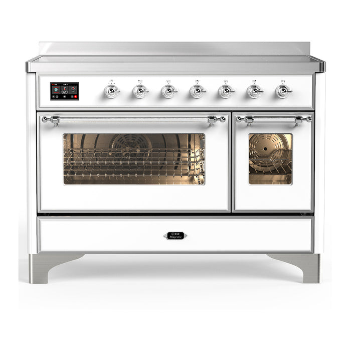 ILVE Majestic III 48" Induction Range – 6 Elements, Triple Glass Door (UMIB48NR3)
