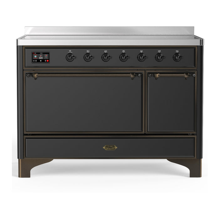 ILVE Majestic III 48" Induction Range Double Oven (UMIB48QNR3)
