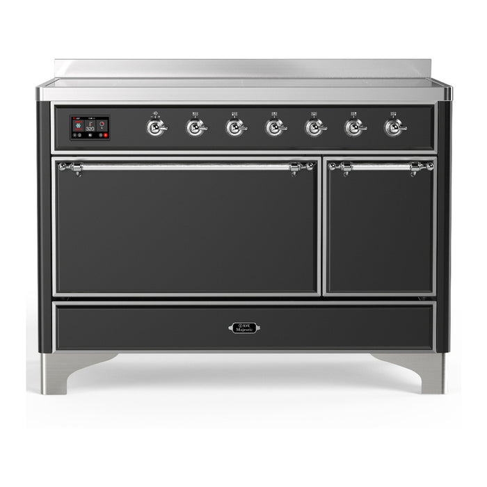 ILVE Majestic III 48" Induction Range Double Oven (UMIB48QNR3)