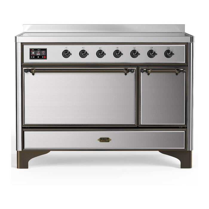 ILVE Majestic III 48" Induction Range Double Oven (UMIB48QNR3)