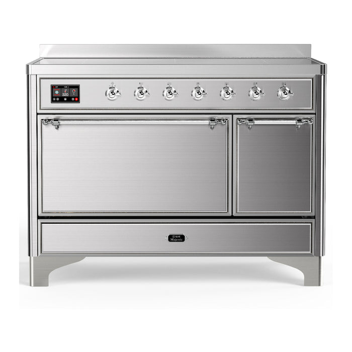 ILVE Majestic III 48" Induction Range Double Oven (UMIB48QNR3)