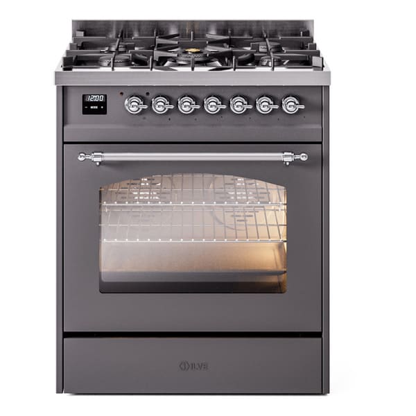 ILVE 30" Nostalgie II Single Oven Dual Fuel Range UP30NMP
