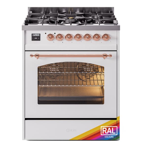 ILVE 30" Nostalgie II Single Oven Dual Fuel Range UP30NMP