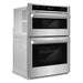 Cosmo 30 in. Regal Collection 4.8 / 1.6 cu. ft. Electric Microwave Wall Oven Combination, Air Fry, Convection, Stainless Steel - COS-WOMCR302SS