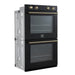 Forno Vomero 30-Inch Double Wall Oven, Black, 10 cu.ft Total Capacity, 7100W Convection, Mechanical Controls, Manuel Steam Clean