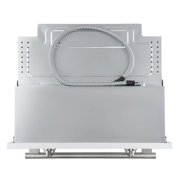Forno Vomero 30-Inch Wall Oven, White, 5 cu.ft Capacity, 3550 Watts Convection, Mechanical Controls, Manuel Steam Clean