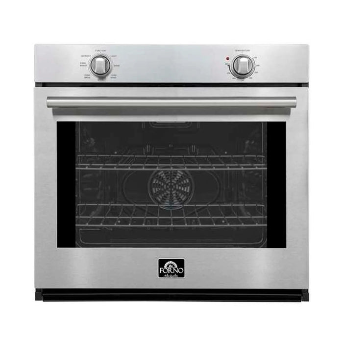 FORNO Vomero 30" 5 cu. ft. Built-In Single Electric Wall Oven in Stainless Steel, FBOEL1370-30