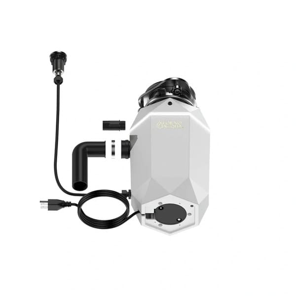 FORNO Acqua BrightDiamond 1HP Super Quiet Garbage Disposal Corded with Motion Sensor Cabinet Light & Pre-Wired Air Switch