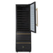 Forno Azienda 24 Inch Dual Zone Wine Cooler, 15.8 Cu. Ft., 108 Bottles & 100 Cans, 2 Drawers, Charcoal Filters, Black - FWCDR6628-24BLK