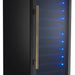 Forno Azienda 24 Inch Dual Zone Wine Cooler, 15.8 Cu. Ft., 108 Bottles & 100 Cans, 2 Drawers, Charcoal Filters, Black - FWCDR6628-24BLK
