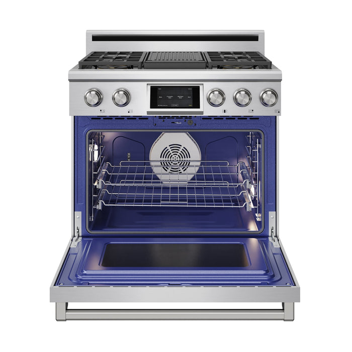 Thor Kitchen X Series 36-inch Professional Freestanding Dual Fuel Gas Range (XRD36E)