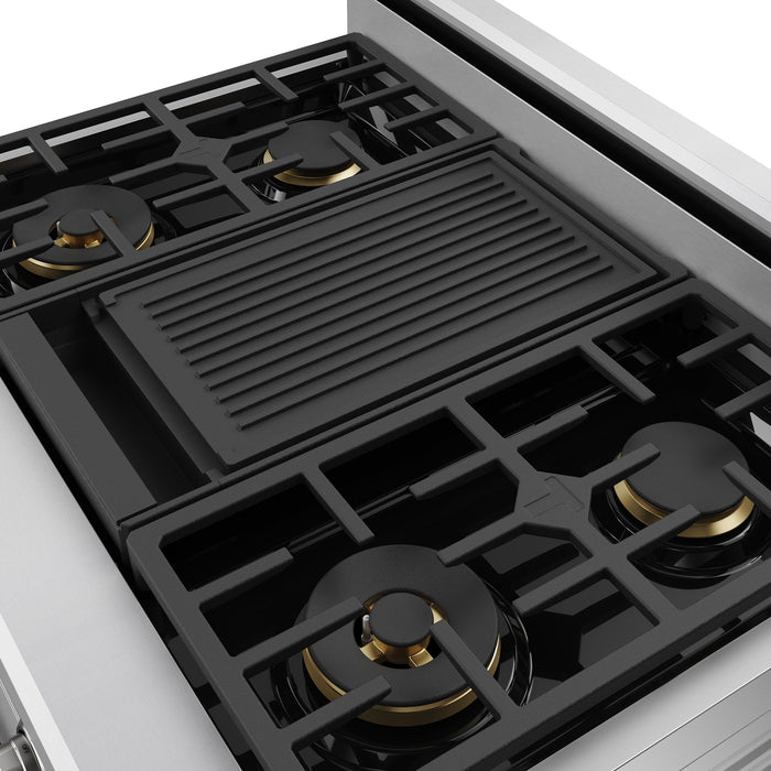 Thor Kitchen X Series 36-inch Professional Freestanding Dual Fuel Liquid Propane - griddle 1