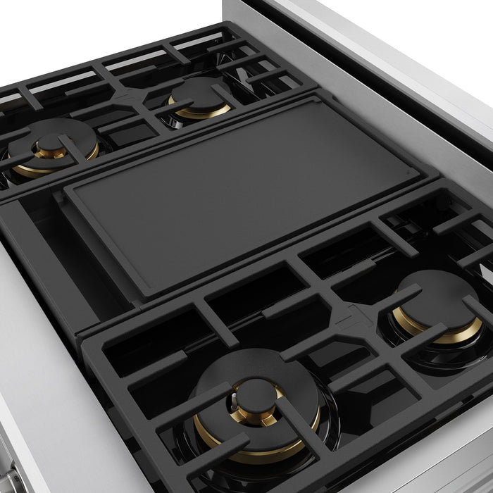 Thor Kitchen X Series 36-inch Professional Freestanding Dual Fuel Liquid Propane - griddle 2