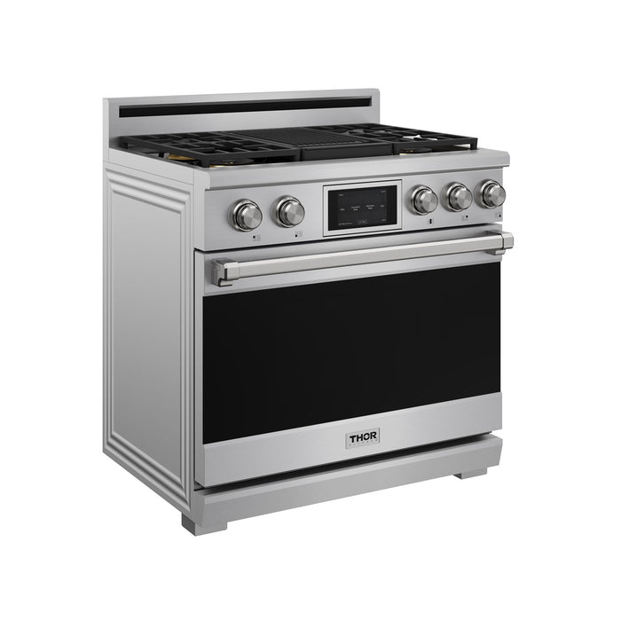 Thor Kitchen X Series 36-inch Professional Freestanding Dual Fuel Gas Range (XRD36E)