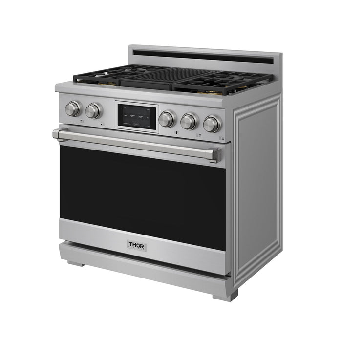 Thor Kitchen X Series 36-inch Professional Freestanding Dual Fuel Gas Range (XRD36E)