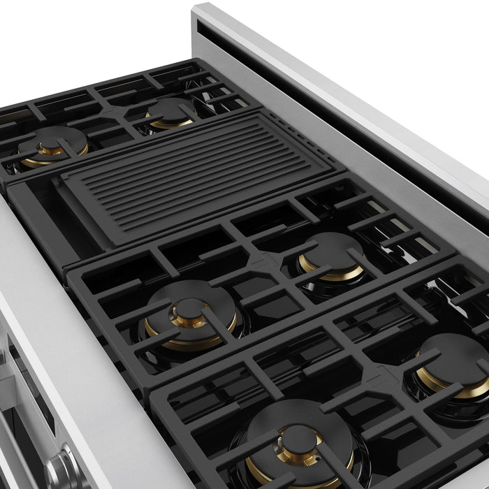 Thor Kitchen X Series 48-inch Professional Freestanding Dual Fuel Range Gas - griddle 1