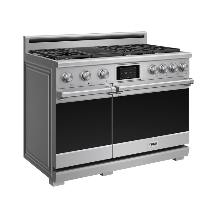 Thor Kitchen X Series 48-inch Professional Freestanding Dual Fuel Range Gas - left