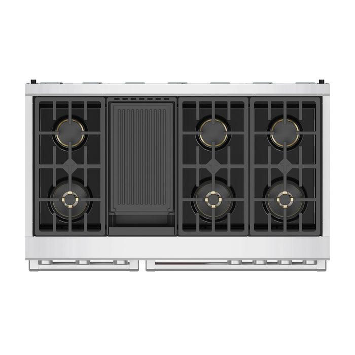 Thor Kitchen X Series 48-inch Professional Freestanding Dual Fuel Range Gas - top